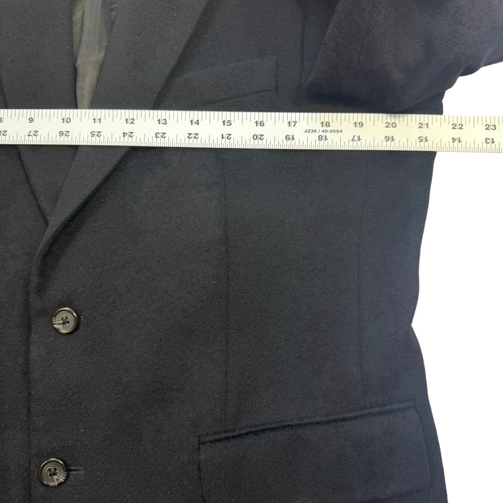 Coconut Grove Black Camel Hair Sport Coat Mens 40R Blazer Quiet Luxury Soft VTG - Picture 8 of 14